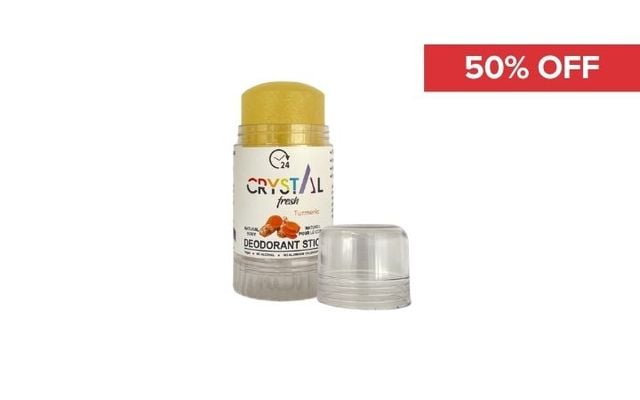 Online Exclusive: 50%  Off Crystal Tumeric Fresh Deodorant Stick Exp 26.11.2026 Cover Image